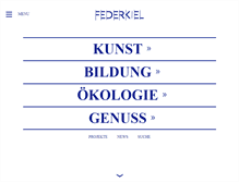 Tablet Screenshot of federkiel.org